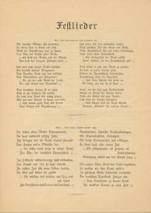 Festlieder