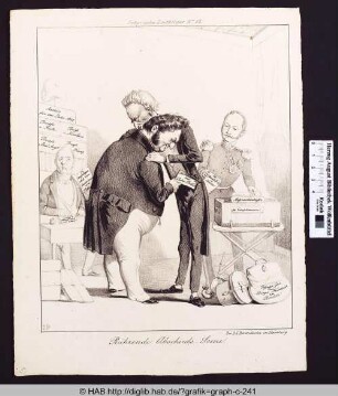 Rührende Abschieds-Scene