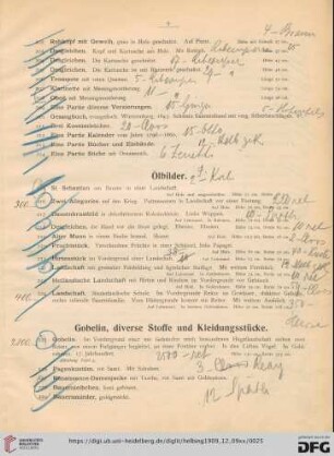 Ölbilder (Nr. 215-224)