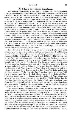 85-86, Die Gefahren der bedingten Begnadigung