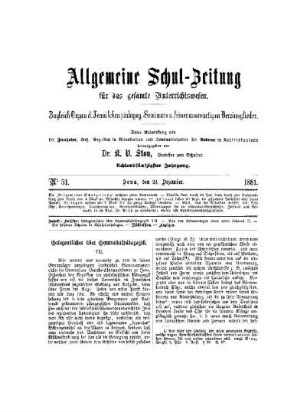 Gelegentliches über Gymnasialpädagogik