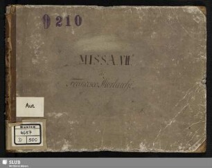 Masses - Mus.4657-D-500 : V (4), Coro, orch; F