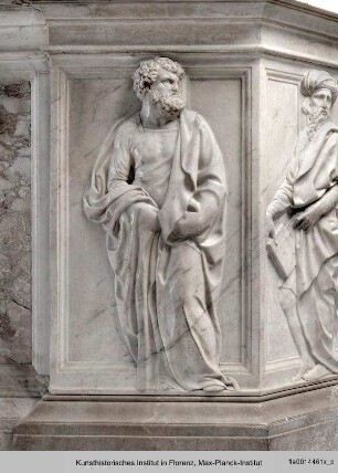 Chorbrüstung des Florentiner Doms : Prophet oder Heiliger