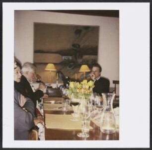 Wolfram Siebeck an der Tafel im Mahlberger Schloss