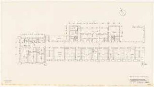 Evangelisches Diakonissenkrankenhaus Bethanien, Berlin-Kreuzberg Umbau. Hauptgebäude: 1. Obergeschoss 1:100