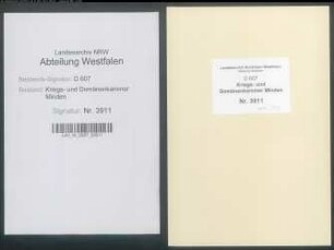 Konsensgesuche der Eigenbehörigen und Lehnspflichtigen des Stifts Herford