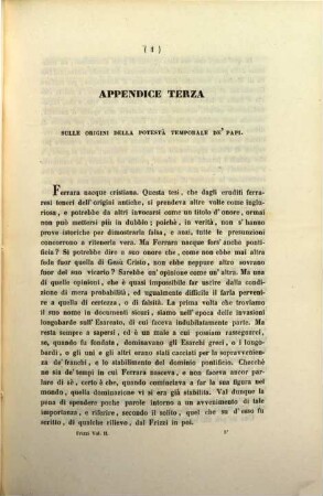 Memorie per la storia di Ferrara. 2