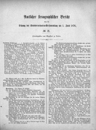 No. 21, 1. Juni 1876