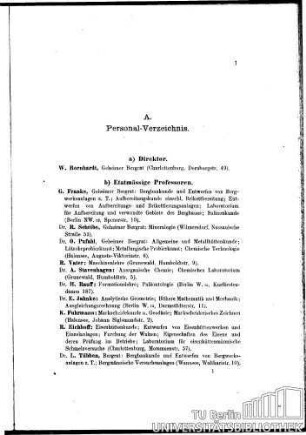 b) Etatmäßige Professoren