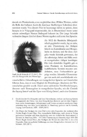 Isaak Jakob Schmidt (1779-1847), Pionier der Mongolistik und Thetologie.