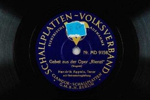 ["Allmächt'ger Vater"] : Gebet [des Rienzi] aus der Oper "Rienzi" / (Wagner)