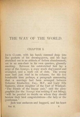 The way of the world, 2
