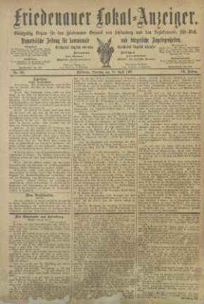 Nr. 95, 23.04.1907