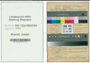 Entnazifizierung Joseph Muench , geb. 05.02.1904 (Schweisser)