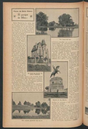 El parque de Mayo : Paseos de Bahía Blanca