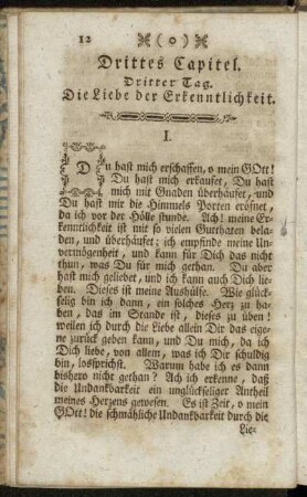 Drittes Capitel. - Viertes Capitel.