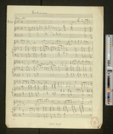 Erkennen (Allegretto)