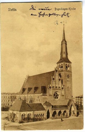 Stettin. Bugenhagen-Kirche