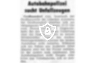 Autobahnpolizei sucht Unfallzeugen