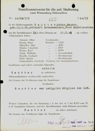 Sautter, Oskar