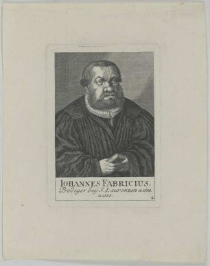 Bildnis des Iohannes Fabricius