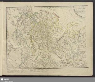 Das Russische Reich in 2 Blatt mit historisch-statistischen Tabellen : Russische Reich in 2 Blatt mit historisch-statistischen Tabellen