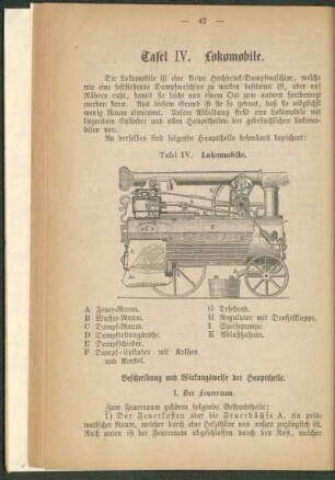 Tafel IV. Lokomotive