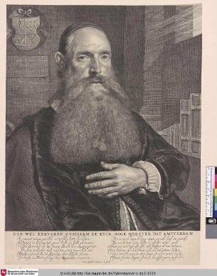 Den wel eervaren Guilliam de Ryck, ooge meester tot Amsterdam