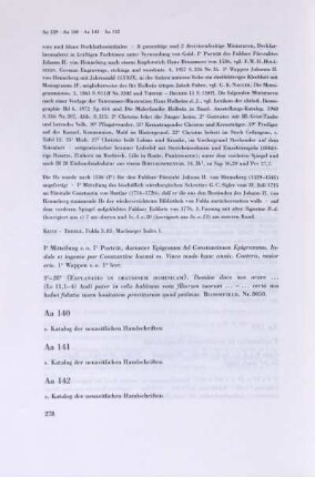 Aa 140 s. Katalog der neuzeitlichen Handschriften