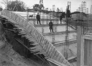 Bau der Brücke bei Bergern (1911-1914)/Mittellandkanal
