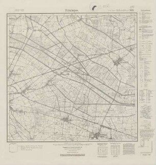 3532 (alte Nr.: 1894) Rätzlingen, Meßtischblatt (4cm - Karte)