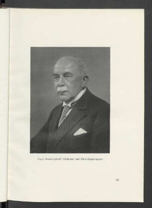 Paul Denninghoff, Geheimer und Ober-Regierungsrat
