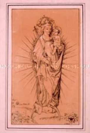 Madonna auf der Mondsichel (Strahlenkranzmadonna oder Himmelskönigin)