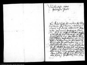 Korrespondenz des Fürsten Moritz von Anhalt-Dessau mit dem Kammerpräsidenten von Aschersleben in Stettin über die Urbarmachung usw. von Flächen im pommerschen Oderbruch