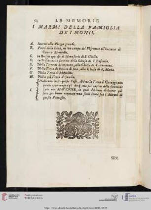 I Marmi della Famiglia de I Nonii