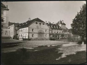 Schlosstheater, Feldsberg: Ansicht von Osten