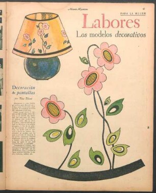 Labores [Dibujos] : Los modelos decorativos