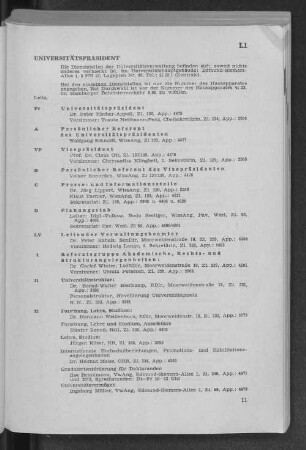 I.1 Universitätspräsident