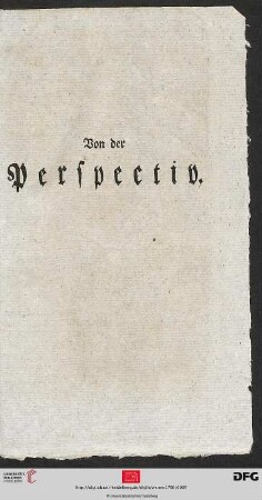 Von der Perspectiv