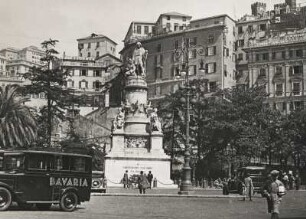 Genua. Italien. Denkmal zu Ehren Christoph Kolumbus