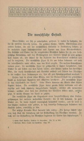 I. Die menschliche Gestalt