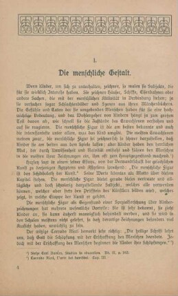 I. Die menschliche Gestalt