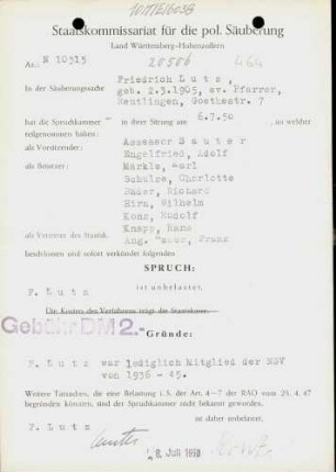 Lutz, Friedrich