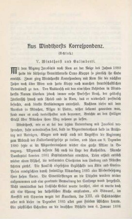 490-510 Aus Windthorsts Korrespondenz : Schluß