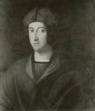 Brustbild eines Kardinals(?) Ippolito d'Este(?). Kopie nach Raffael(?)