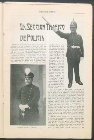 La sección Tráfico de Policía