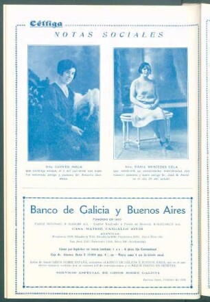 [Retrato de] Srta. María Mercedes Cela
