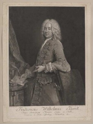 Bildnis des Friedricus Wilhelmus Borck