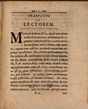 Exercitatio academica de cognitione sedandi adfectvs, oratori maxime necessaria