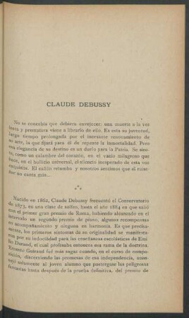 Claude Debussy